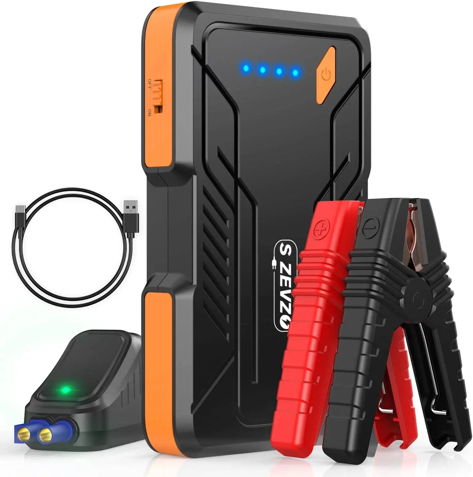 S ZEVZO® Jump Starter - Compact, Powerful, Reliable